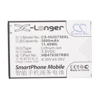 Аккумулятор для Huawei Honor 3X (HB476387RBC) 3000mah