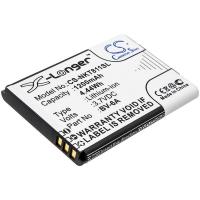 Аккумулятор CS-NKT811SL, BV-6A для Nokia 8110 4G, TA-1048, TA-1059, 3.7В, 1200мАч, 4.44Wh