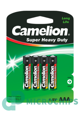 Купить Батарейка Camelion Super HD Green R03/AAA 4BP Батарейка Camelion Super HD Green R03/AAA 4BP