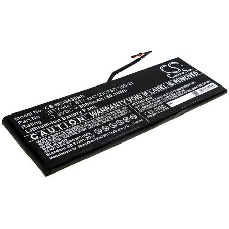 Аккумулятор для MSI GS40, GS43, Terrans Force S4 (BTY-M47) 8000mah