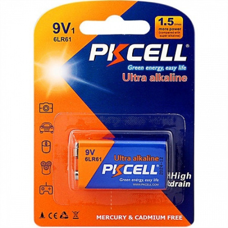 Батарейка PKCELL 6LR61 9V 1BP