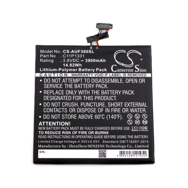 Аккумулятор для Asus Fonepad 8 3900mah