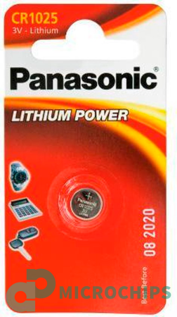 Батарейка Panasonic CR1025 Lithium Power 1BP