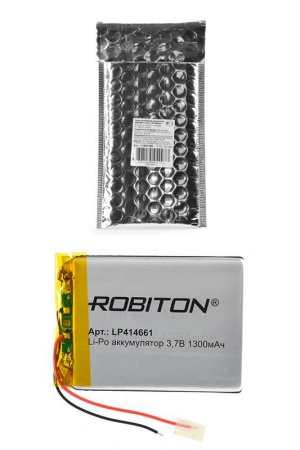 Аккумулятор Robiton 414661 (Li-Pol, 1300mAh, 3.7V)