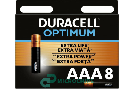Купить Батарейка Duracell Optimum LR03/AAA 4BP Батарейка Duracell Optimum LR03/AAA 4BP