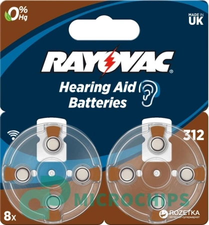 Купить Батарейка Ray-O-Vac PR 41 (ZA312) (4607) 8BP Батарейка Ray-O-Vac PR 41 (ZA312) (4607) 8BP