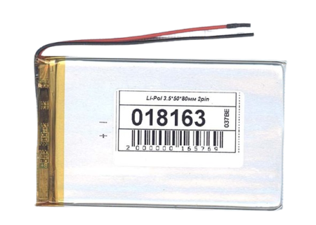 Аккумулятор OEM 355080 (Li-Pol, 1100mAh, 3.7V)