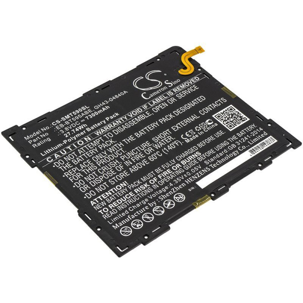 Аккумулятор для Samsung Galaxy Tab A 10.5 (2018) SM-T590 (EB-BT595ABE) 7300mAh