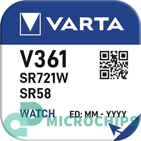 Батарейка Varta SR58 (V361)