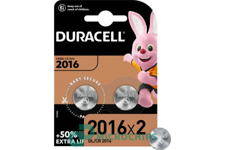 Батарейка Duracell CR2016 2BP