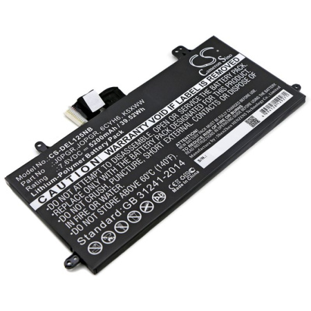 Аккумулятор для Dell Latitude 12 5285 5200mAh