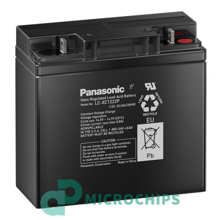 Аккумулятор Panasonic LC-XC1222P (AGM, 22Ah)