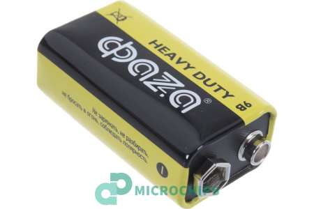 Батарейка Фаzа 6F22 9V 1S