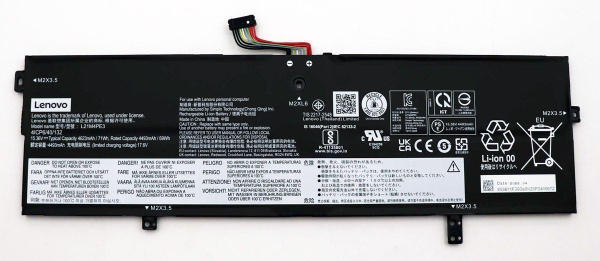 Аккумулятор (батарея) для ноутбука Lenovo Yoga 7 16IAP7 (L21M4PE3) 15.36V, 4620mAh, 71Wh