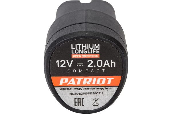 Аккумулятор Patriot 180201109 (Li-ion, 2000mAh, 12V)