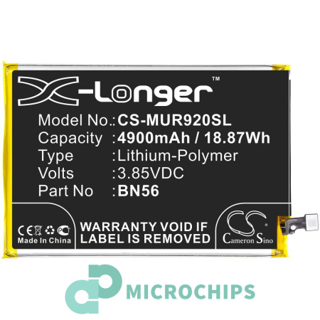 Аккумулятор для Poco M2 Pro (BN56) 4900mah