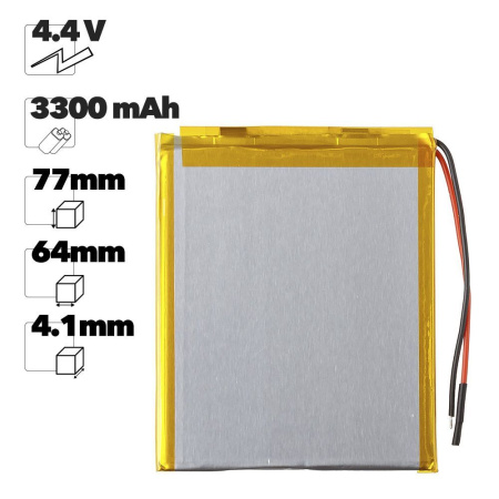Аккумулятор Premium Quality 416477 (Li-Pol, 3300mAh, 4.4V)