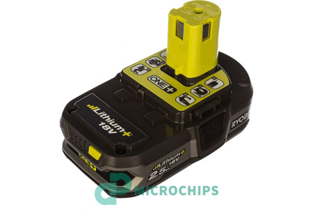Купить Аккумулятор Ryobi ONE+ RB18120 с зарядным устройством (Li-ion, 2500mAh, 18V) Аккумулятор Ryobi ONE+ RB18120 с зарядным устройством (Li-ion, 2500mAh, 18V)