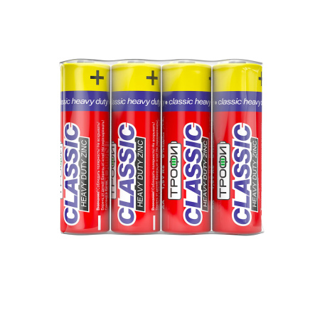 Купить Батарейка Трофи Classic R6/AA 4S Батарейка Трофи Classic R6/AA 4S