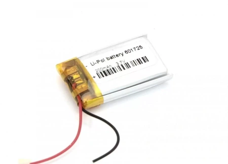 Аккумулятор OEM 601725 (Li-Pol, 200mAh, 3.7V)