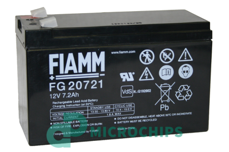 Аккумулятор Fiamm FG20721 (AGM, 7.2Ah)