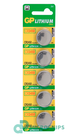 Купить Батарейка GP CR2450 5BP Батарейка GP CR2450 5BP