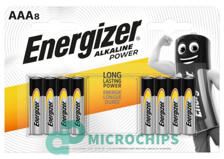 Батарейка Energizer Alkaline Power LR03/AAA 8BP