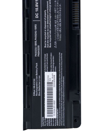 Аккумулятор (батарея) для ноутбука Toshiba Satellite C800 (PA5024U-1BRS), 10.8V, 5200mAh, черный (OEM)
