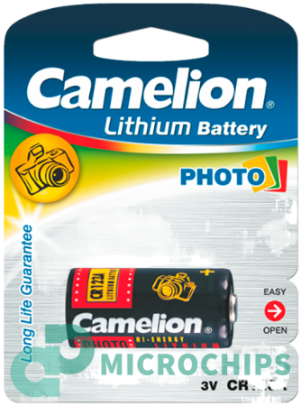 Батарейка Camelion Photo CR123А 1BP