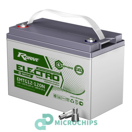 Тяговый аккумулятор RDrive Electro Motive EMTG12-120N (GEL, 120Ah, 12V)