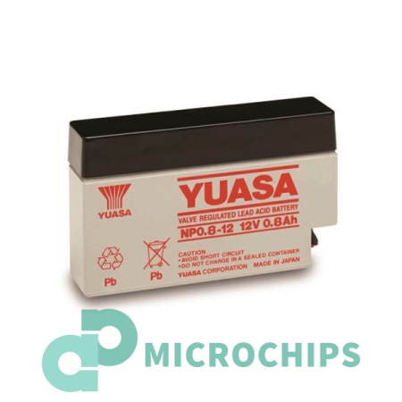 Аккумулятор Yuasa NP 0.8-12 (AGM, 0.8Ah)
