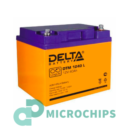 Аккумулятор Delta DTM 1240 L (AGM, 40Ah)