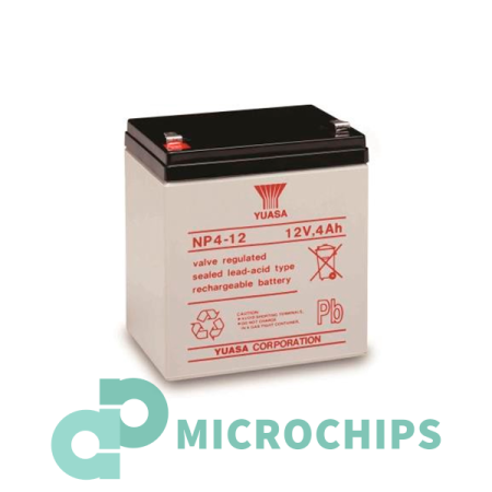 Аккумулятор Yuasa NP 4-12 (AGM, 4Ah)