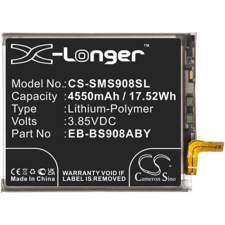 Купить Аккумулятор для Samsung Galaxy S22 Ultra 5G (EB-BS908ABY) 4550mah Аккумулятор для Samsung Galaxy S22 Ultra 5G (EB-BS908ABY) 4550mah