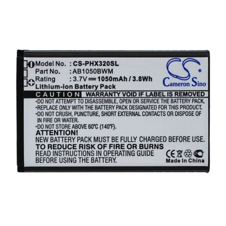 Аккумулятор для Philips M200, Xenium X312, X320 1050mah