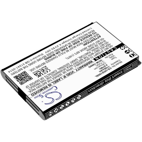 Аккумулятор для UniData ICW-1000G (3ICW-1000G) 1100mah