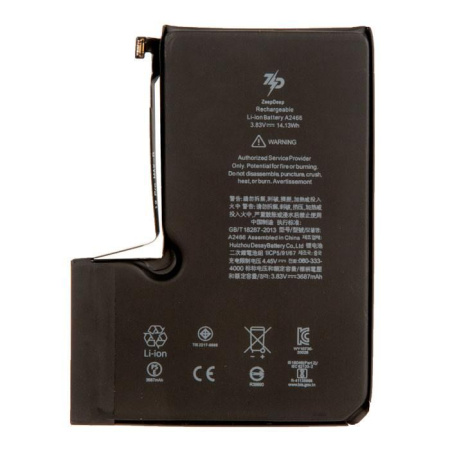 аккумулятор для iPhone 12 Pro Max ZeepDeep Pro-series: батарея 3687 mAh, монтажные стикеры, прокладка дисплея