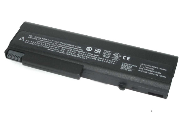 Аккумулятор (батарея) для ноутбука HP Compaq 8440p (HSTNN-I44C) 100Wh, 10.8V, 9200mAh, черная