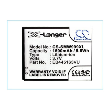 Аккумулятор для Samsung Omnia M S7530 (EB445163VU) 1500mah