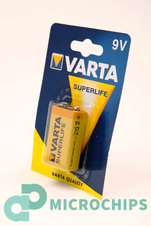 Батарейка Varta Superlife 6F22 9V 1BP