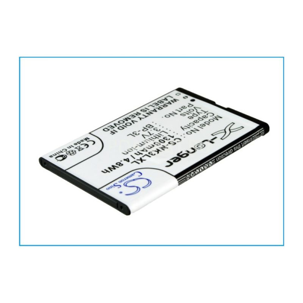 Аккумулятор для Nokia Lumia 303, 603, 610, 710, Explay A350TV, StarTV (BP-3L) 1300mah