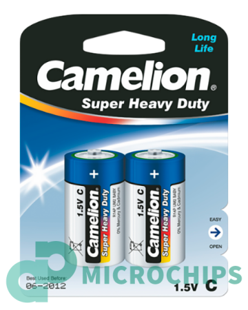 Батарейка Camelion Super HD Blue R14-BP1B 2BP