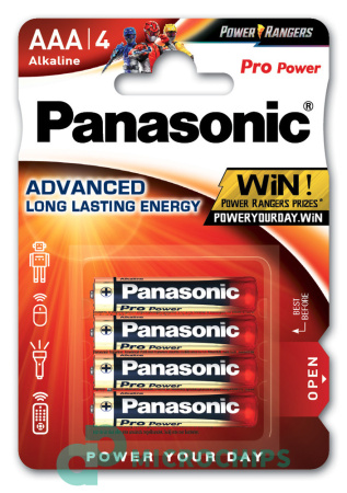 Батарейка Panasonic Pro Power LR03/AAA 4BP