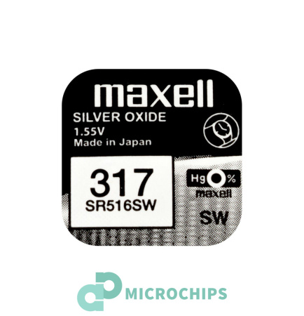 Купить Батарейка Maxell SR516SW (317) Батарейка Maxell SR516SW (317)