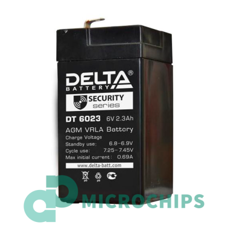 Аккумулятор Delta DT 6023 (AGM, 2.3Ah)