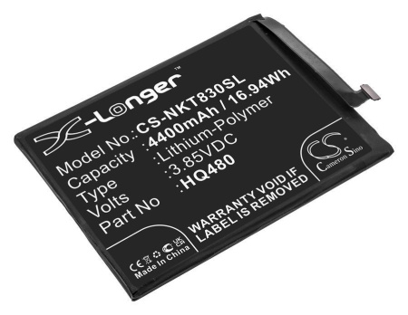 Аккумулятор CS-NKT830SL для Nokia 8.3 5G (TA-1243, TA-1251), Nokia 8 V 5G, p/n: HQ480