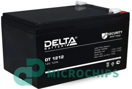 Купить Аккумулятор Delta DT 1212 (AGM, 12Ah) Аккумулятор Delta DT 1212 (AGM, 12Ah)