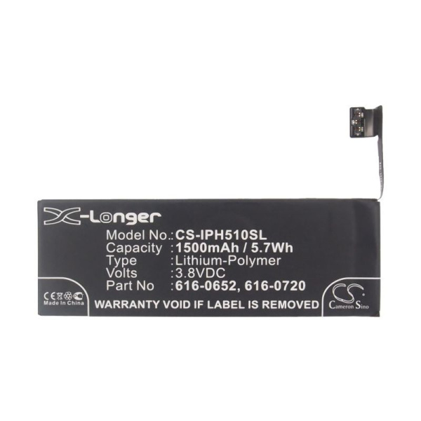 Аккумулятор для Apple iPhone 5S 1500mah