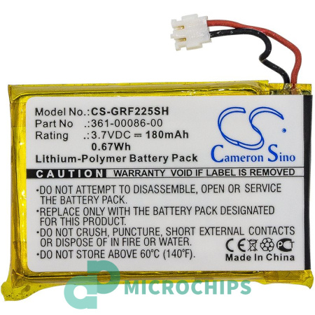 Аккумулятор для Garmin Fenix 5S, Chronos, Forerunner 220, 225, 235 (361-00086-00) 180mah