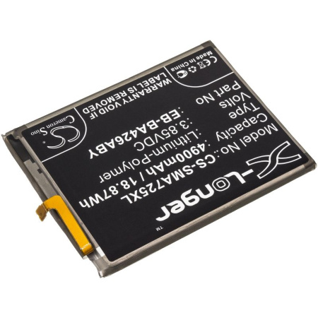 Купить Аккумулятор усиленный для Samsung Galaxy A32, A42, A72, M22 (EB-BA426ABY) 4900mAh Аккумулятор усиленный для Samsung Galaxy A32, A42, A72, M22 (EB-BA426ABY) 4900mAh